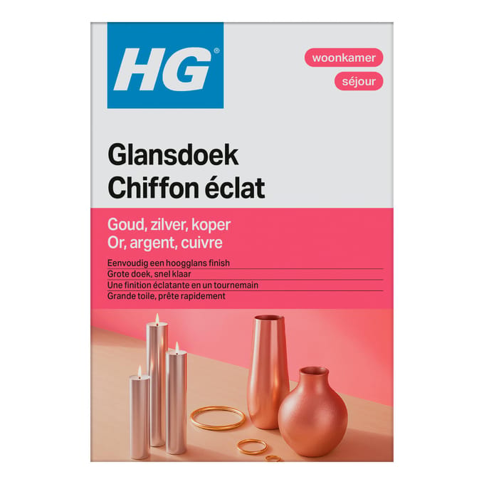 HG zilver glansdoek 1st