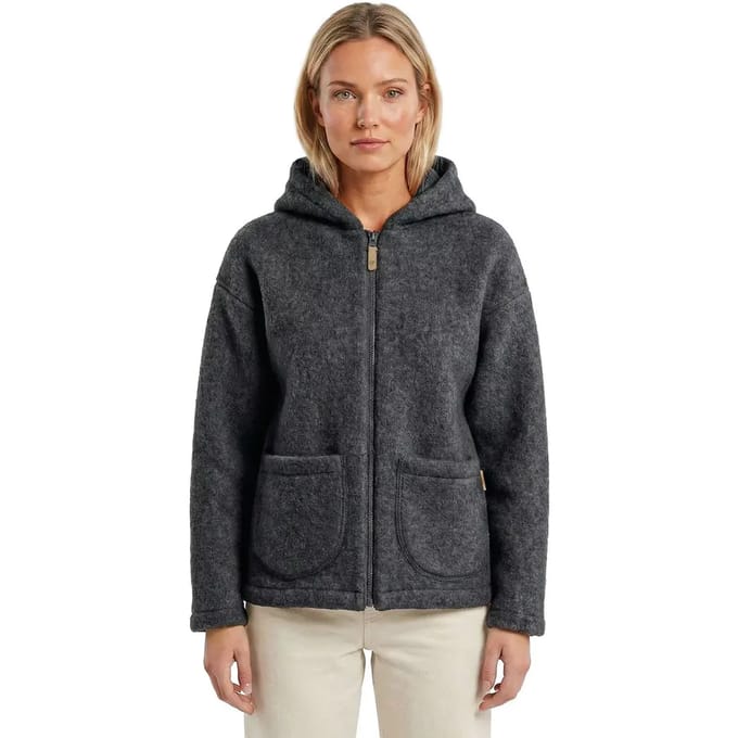 Dames lamswollen hoodie Zaffiro Zoya Sierra