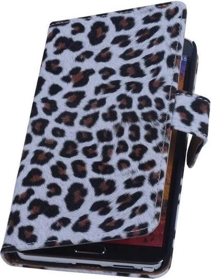 Samsung Galaxy Note 3 Neo - Luipaard Bruin Booktype Wallet Hoesje