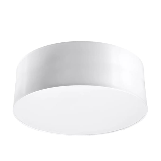 Sollux Lighting Plafondlamp Arena - E27 - wit - PVC - 11x25x25cm