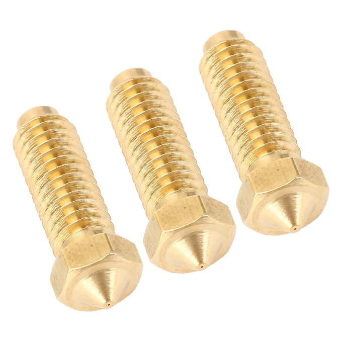 3 stks 3D-printer messing mondstuk kit voor Anycubic Kobra 2 Kobra 2 Pro Kobra 2 maximale Kobra 2 Plus beige