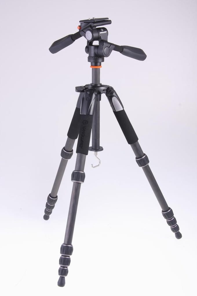 Vanguard Alta+ 225CP Carbon Statief - Macro - Vlog - Tafel-vloer Model - 810 Gram - Incl Kop