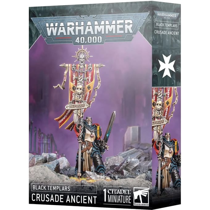 Beeldje Games Workshop Warhammer 40k - Black Templars Doyen Croisé
