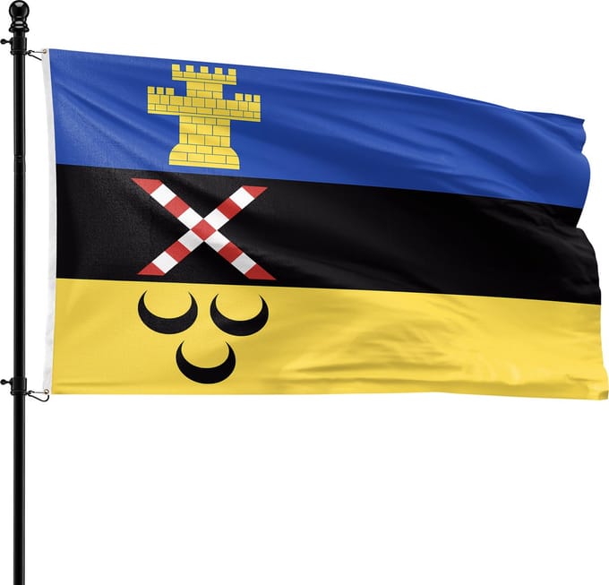 VlagDirect - Meierijstad vlag - Gemeente Meierijstad vlag - 90 x 150 cm.
