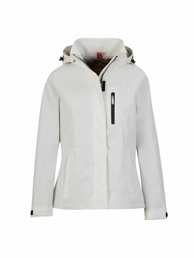BJØRNSON Shelby Regenjas - Zomerjas Dames - Winddicht - Maat 52 - Off-White