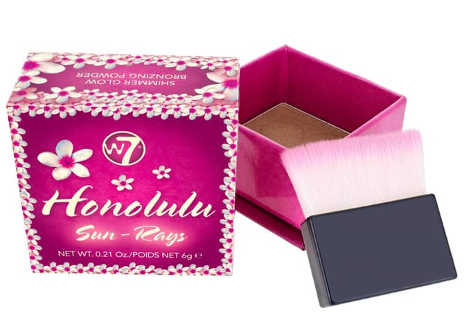 W7 Honolulu Shimmer Glow Bronzing Poeder - Sun-Rays