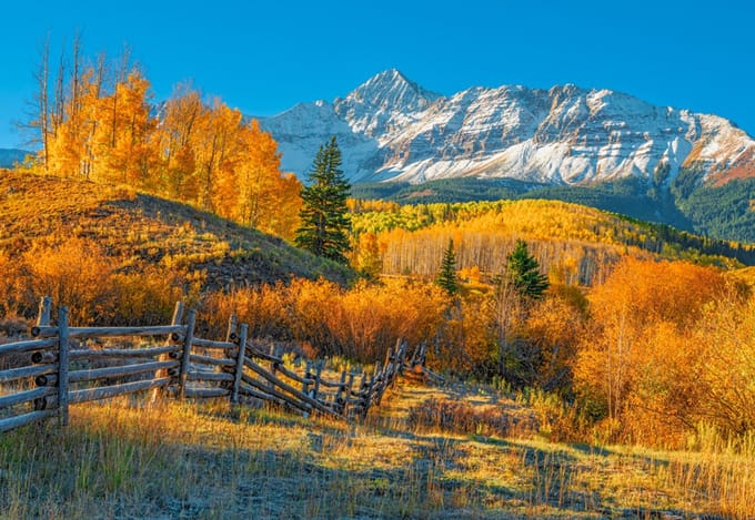 Castorland puzzel herfstlandschap Wilson Peak USA 1000 stukjes.