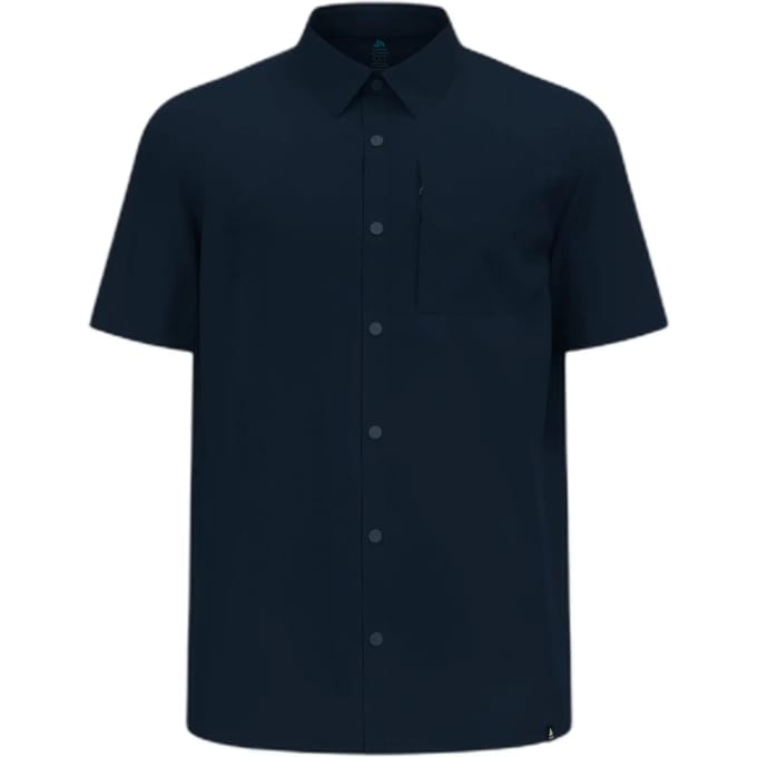 Odlo Essential Overhemd Met Korte Mouwen Blauw L Man