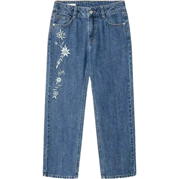 Regular bloemenjeans meisje Pepe Jeans Robyne