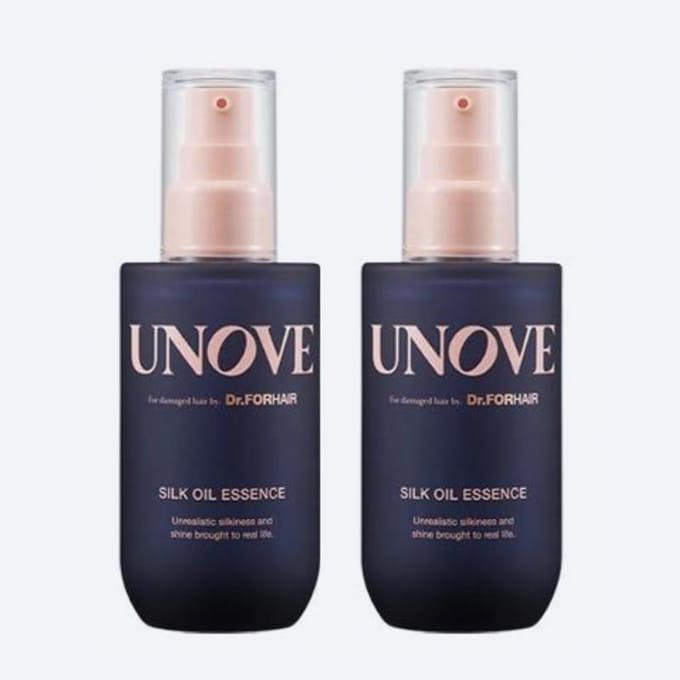 UNOVE Silk Oil Hair Essence – 70ml (2-Pack) white