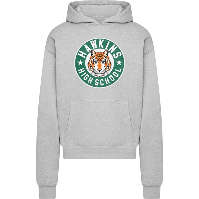 Hoodie Merchcode Stranger Things Hawkins Tigers Heavy