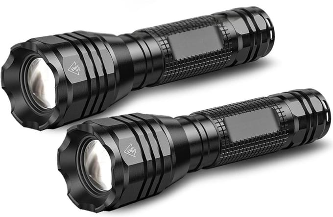VLSelect® Militaire zaklamp - Zaklamp - Kampeerlamp - 2000 Lumen