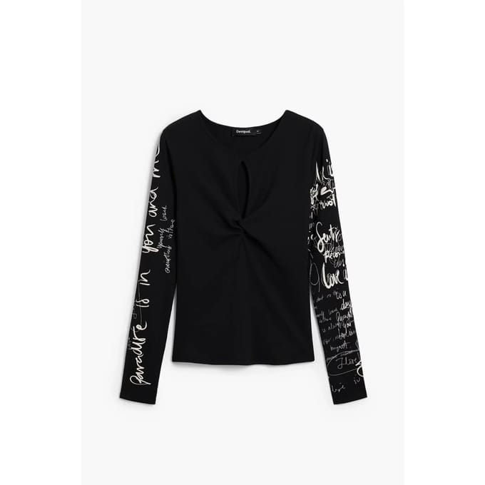 Dames-T-shirt met lange mouwen Desigual Zagreb