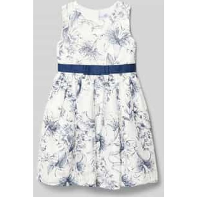 Jurk met all-over bloemenmotief