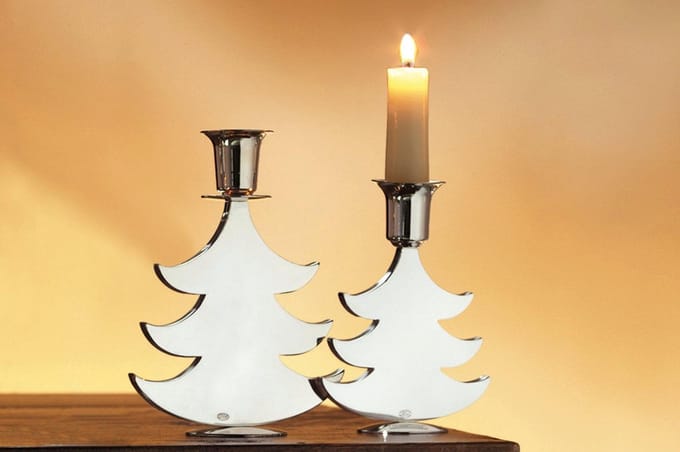 Fink Kaarskandelaar verguld - Kerstboom - 15 cm - 2 stuks - Kerst