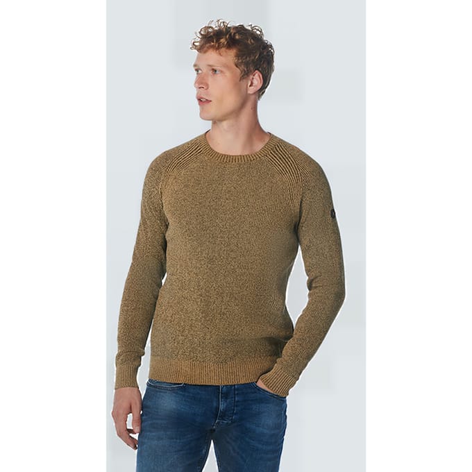 No Excess Pullover Crewneck 2 Coloured Desert Größe: XXL | Pullover Outlet | Herren