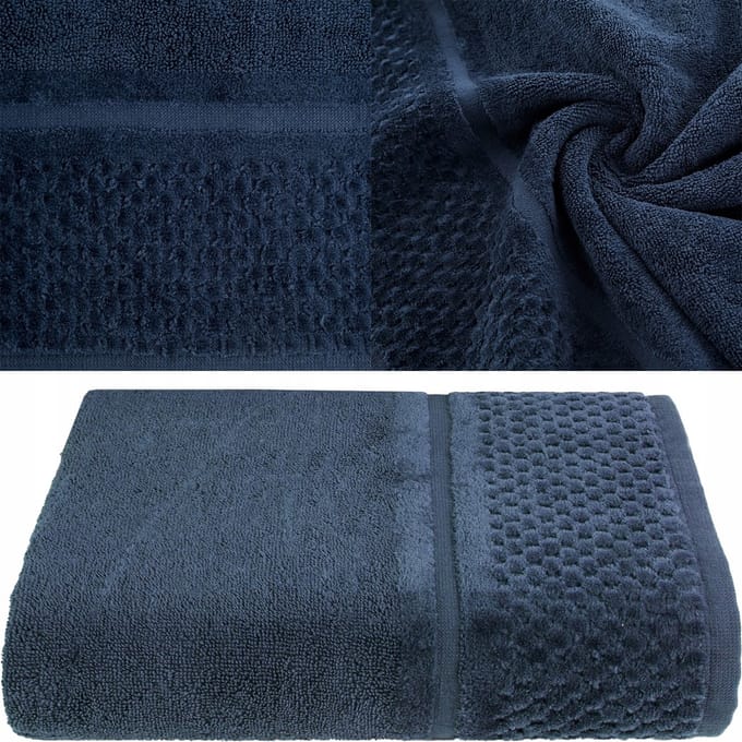 Badhanddoek 30x50cm Katoen - Navy Blauw