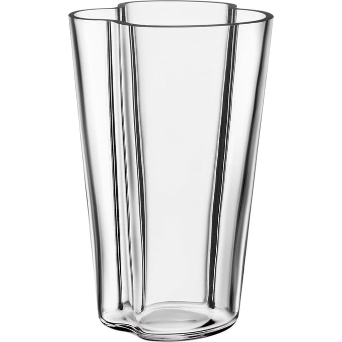 Iittala - Alvar Aalto Vaas 22cm - helder - transparant