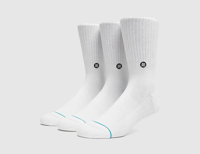 Stance Icon Crew Sokken (3-Pack), wit