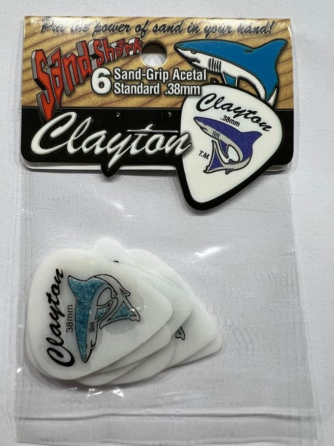 Clayton - Sand Shark - plectrum - 0.38 mm - 6-pack
