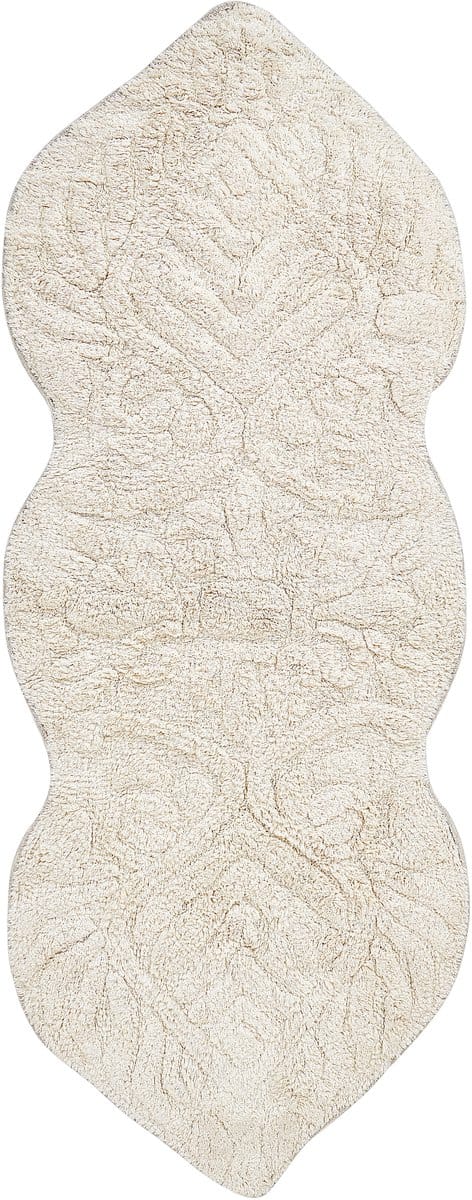 CANBAR - Badmat - Lichtbeige - 150 x 60 cm - Katoen