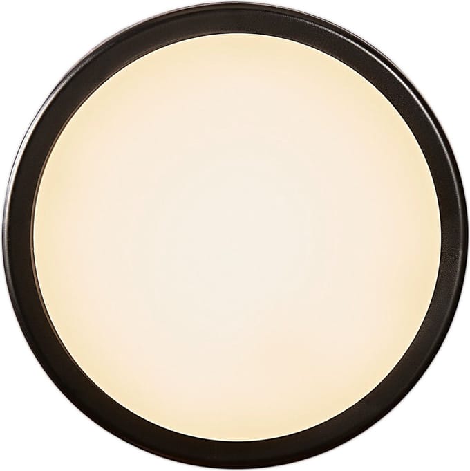 Nordlux Cuba rond-wandlamp-LED module-IP54-zwart
