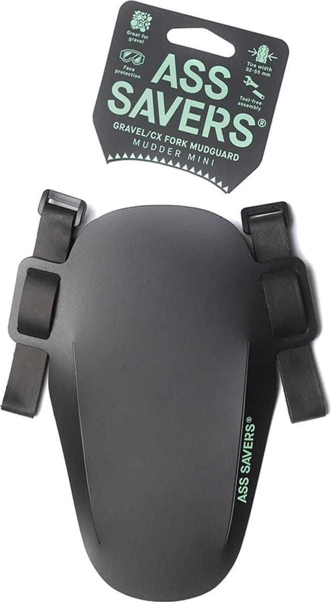 Ass Savers Mudder Mini Spatbord Zwart