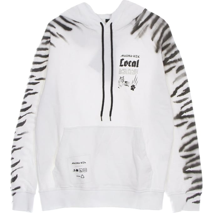 Lichtgewicht sweatshirt met capuchon voor heren Tiger Hoodie wit