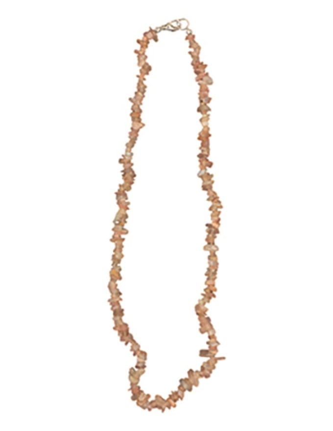 Maansteen oranje splitketting