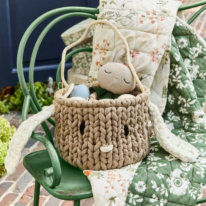 LOBERON Konijnenmand Snugglewood beige/wit
