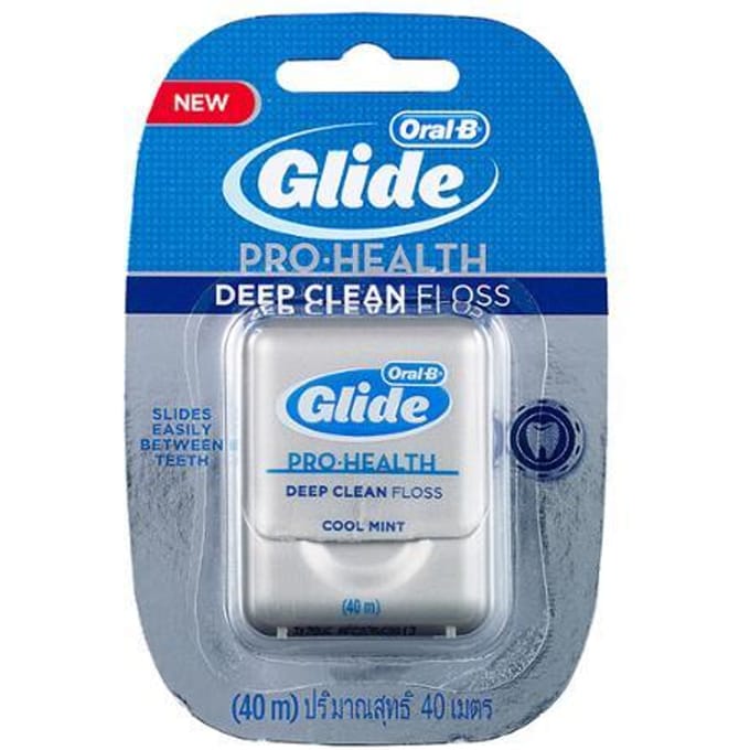 Fil dentaire Oral-B Glide Deep Clean Menthe 40 m (section large) blue