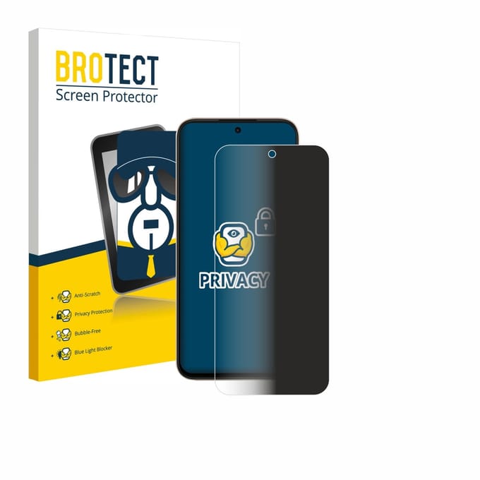 BROTECT - privacy screenprotector voor Oppo A6t - Folie Beschermfolie Blauwlichtfilter