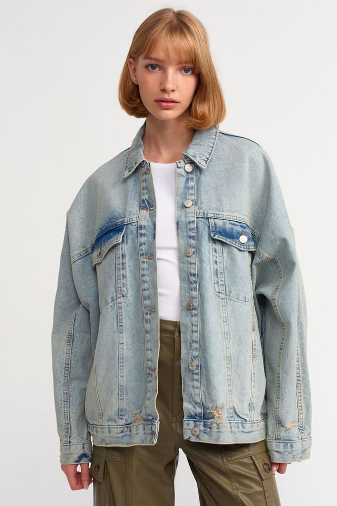 OverSized Denim Knopjack