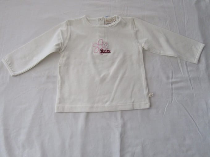 noukie's , meisje , t-shirt creme, retro , 18 maand  86