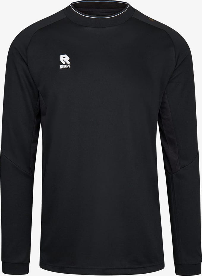 Robey Victory Voetbalshirt Lange Mouw Kinderen - Zwart | Maat: 152