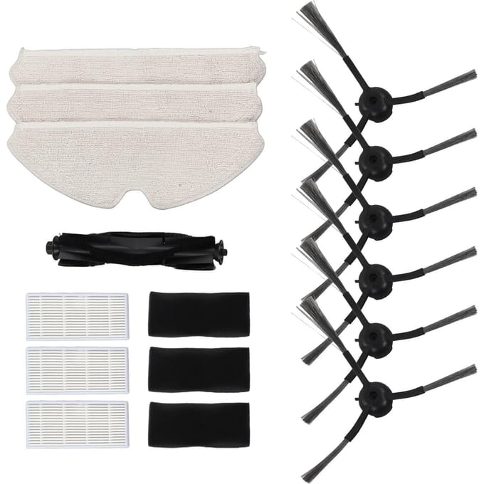 Elektrische Veegmachine Vervangingsaccessoires Kit Complete Opzetstukken Set voor Uoni V980plus white