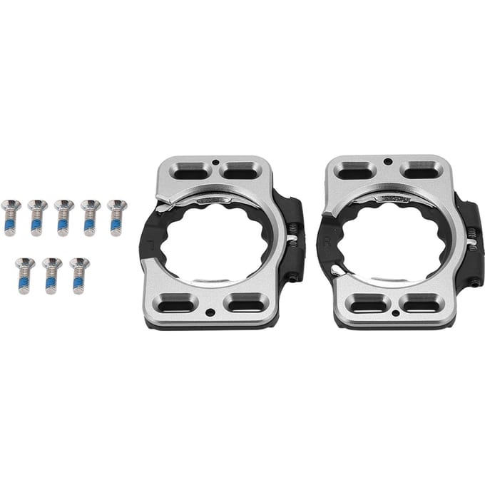 1 Paar Snelontgrendelende Fietsschoenplaatjes Deksel Adapter Converter Voor SpeedPlay Zero white