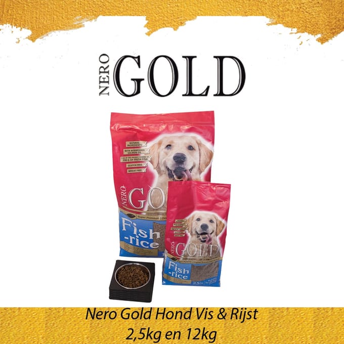 Nero Gold Vis & Rijst - 2,5kg