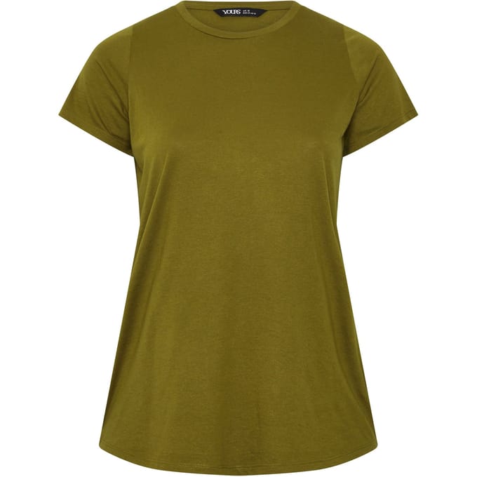 Yours Groen Basic Tshirt Size 58-60