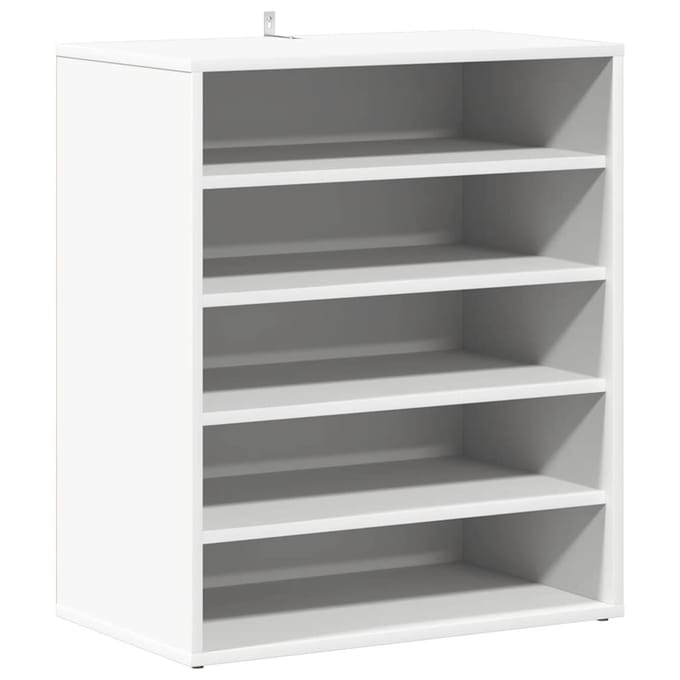 vidaXL - Schoenenkasten - 60 - x - 35 - x - 70 - cm - Wit