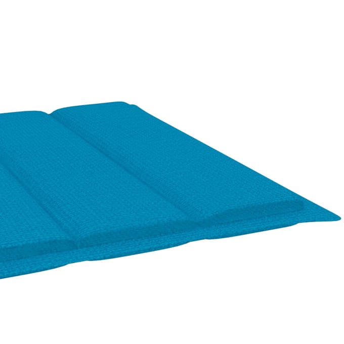 vidaXL - Ligbed - met - kussen - massief - acaciahout