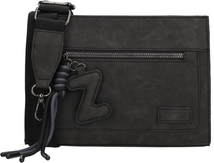 Zebra Trends Rosalyn Crossbodytas - Schoudertas - Dames - Bag Charm - Zwart