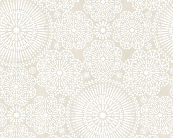 GRAFISCHE BLOEMEN BEHANG - Beige Grijs Wit - AS Creation COZZ
