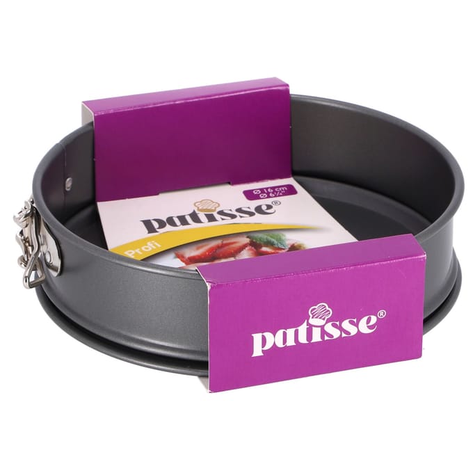 Patisse Springvorm Met Bodem 16 Cm Staal Antraciet