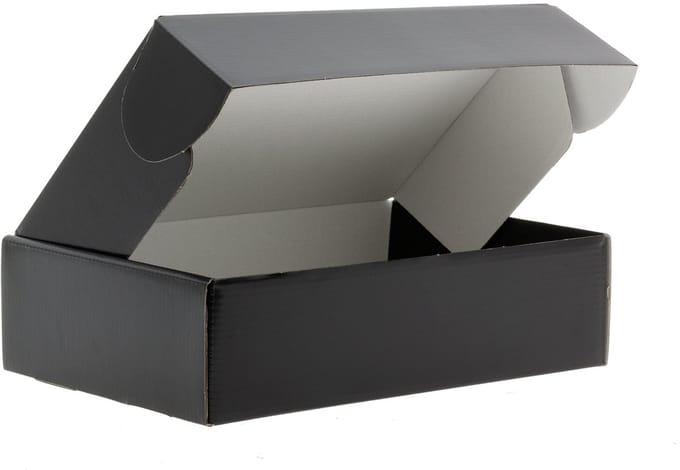 25x postdozen Zwart 610x329x135mm