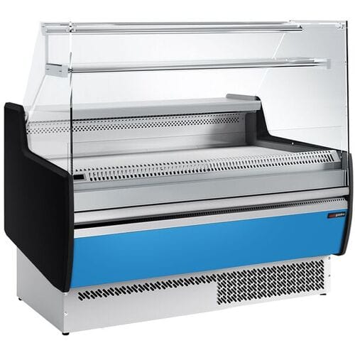 GGM Gastro Kühltheke - 1310mm - 1 Ablage - Frontblende Hellblau
