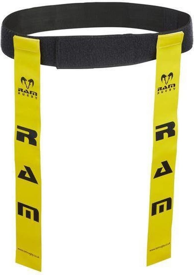 Tag Rugby Riem Set - de beste op de markt - Geel Large
