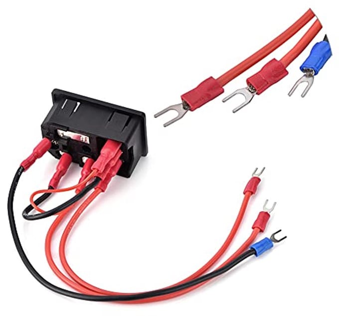 Wipschakelaar Voor 3D-printer - 15A 220V / 110V, U-type Stekker met 5A Zekering