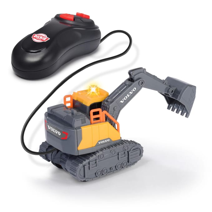 Dickie Toys graafmachine met draadbesturing