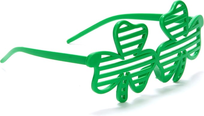 Vegaoo - Klavertjes bril voor Patrick's day